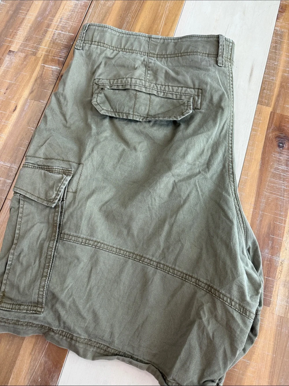 George Olive Cargo Shorts